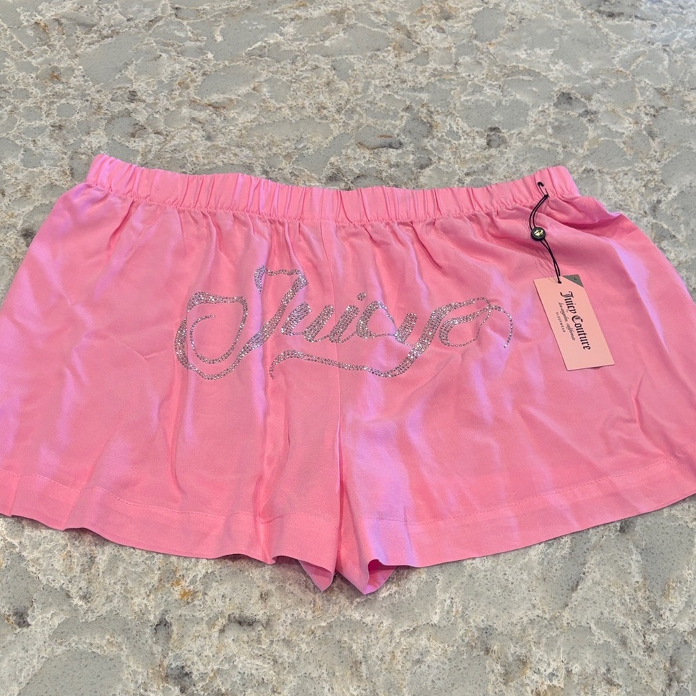 Juicy Couture sleepwear shorts in pink size Large